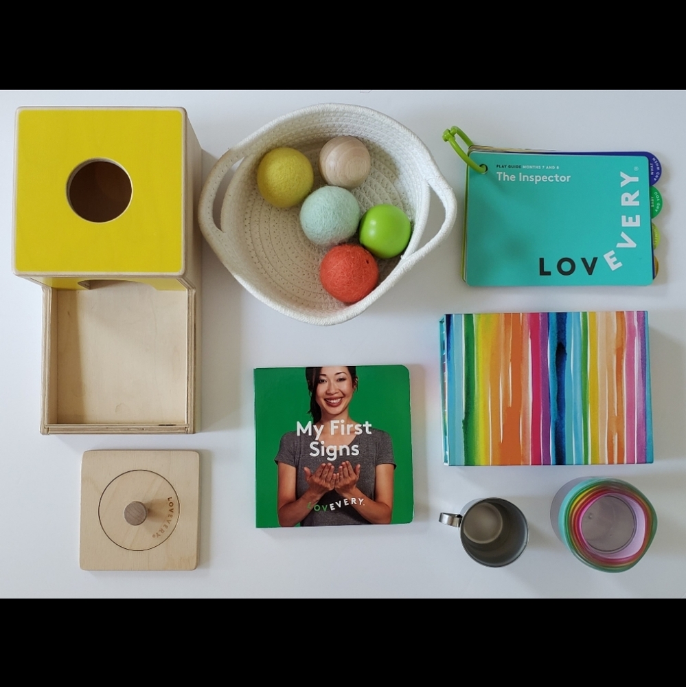 Lovevery Play Kit for mths 7 and 8 "The Inspector"